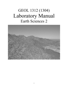 Laboratory Manual - UTEP :: Geological Sciences