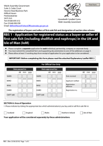 RBS 1 - Application for registered status as a buyer or seller of first