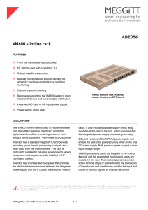 ABE056 VM600 slimline rack - SEMA-TEC