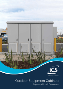 ICS Outdoor Equipment Cabinets Brochure