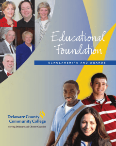 scholarships and awards - Delaware County Community College
