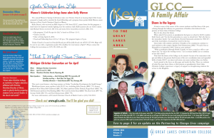Spring Issue - Great Lakes Christian College