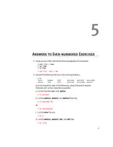 ANSWERS ΤΟ EVEN-NUmbERED EXERCISES