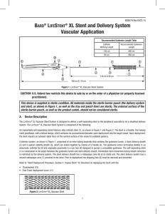 Bard® LifeStent® XL Stent and Delivery System Vascular