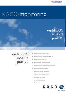 KACO-monitoring