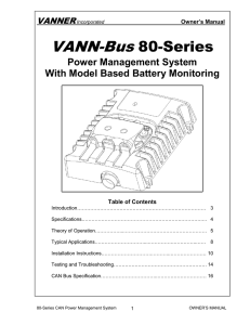 VANN-Bus 80-Series