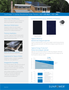X-Series Residential Solar Panels