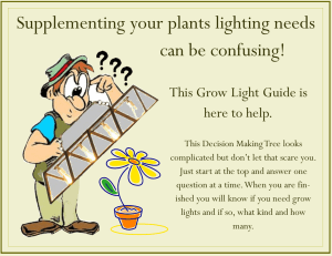Supplementing your plants lighting needs can be confusing!