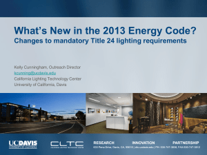 What`s New in the 2013 Energy Code?