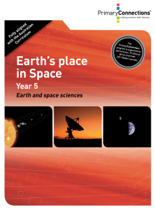 Primary Connections: Earths place in space