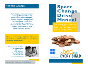 Spare Change Drive Manual