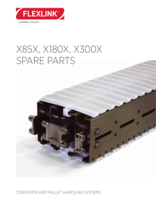 Spare parts X85X, X180X, X300X