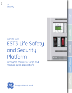 Submittal Guide EST3 Life Safety And Security Platform