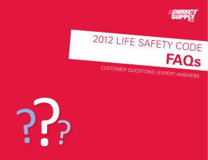 2012 life safety code