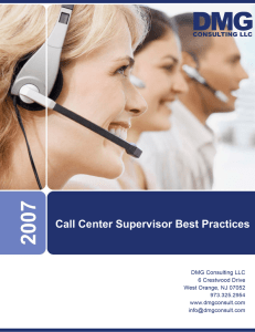 Call Center Supervisor Best Practices