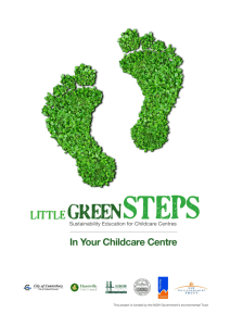 Little Green Steps -- Sustainability Education for Childcare Centres