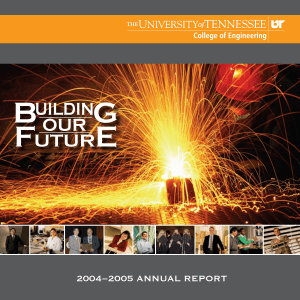 UT College of Engineering Annual Report 2004-2005