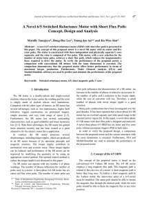 A Novel 6/5 Switched Reluctance Motor with Short Flux Path