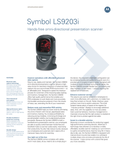 Symbol LS9203i - Texas Barcode Systems