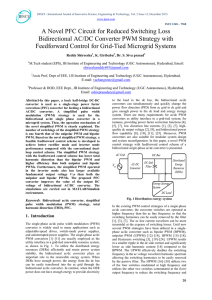 A Novel PFC Circuit for Reduced Switching Loss Bidirectional AC