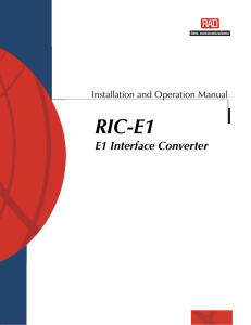 RIC-E1 - RAD.com