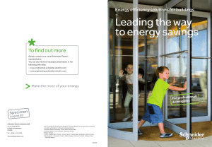 Leading the way to energy savings