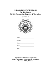 LABORATORY WORK BOOK For The Course TC