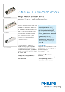 Xitanium LED dimmable drivers