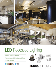 LED Recessed Lighting - Mid