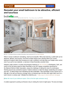 Remodel your small bathroom to be attractive