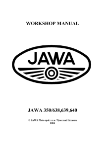 Manual for Jawa 350