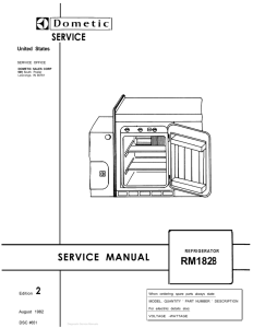 RM182B Service Manual