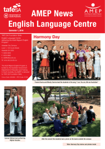 English Language Centre AMEP News