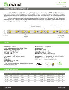 ultra blaze high output led strip light 12v