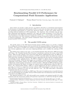 Benchmarking Parallel I/O Performance for Computational