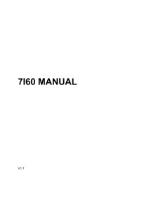 7I60 MANUAL