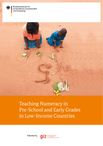 Teaching Numeracy in Pre-School and Early Grades in Low