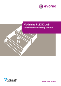 Acrylic machining - Stephen Webster Plastics