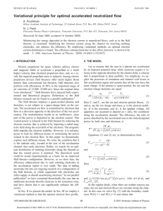 Variational principle for optimal accelerated neutralized flow.