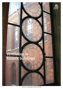 Ventilation in historic buildings