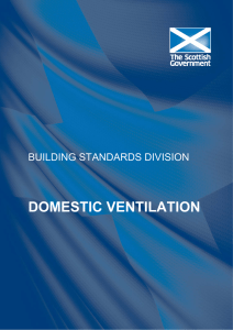 domestic ventilation - The Scottish Government