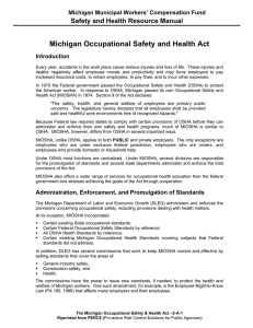 Michigan Occupational Safety and Health Act
