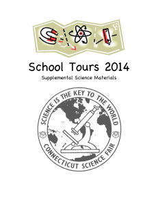 School Tours- Supplemental Science Materials