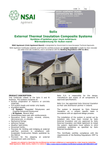 Solix External Thermal Insulation Composite Systems