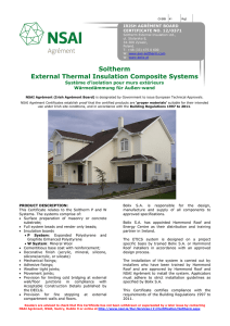 Soltherm External Thermal Insulation Composite Systems