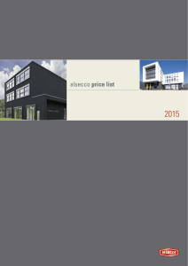 alsecco Price List 2015