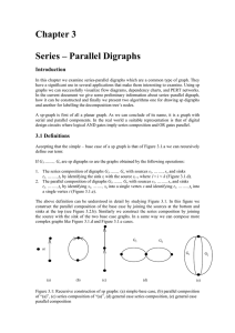 Chapter 3 Series – Parallel Digraphs