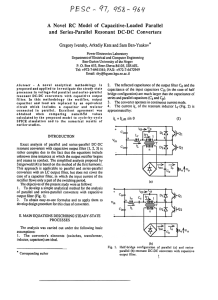 A Novel RC Model of Capacitive-Loaded Parallel and Series