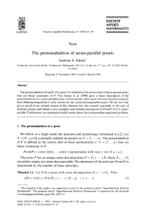 The permutahedron of series-parallel posets