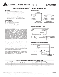 CMD Power Regulator